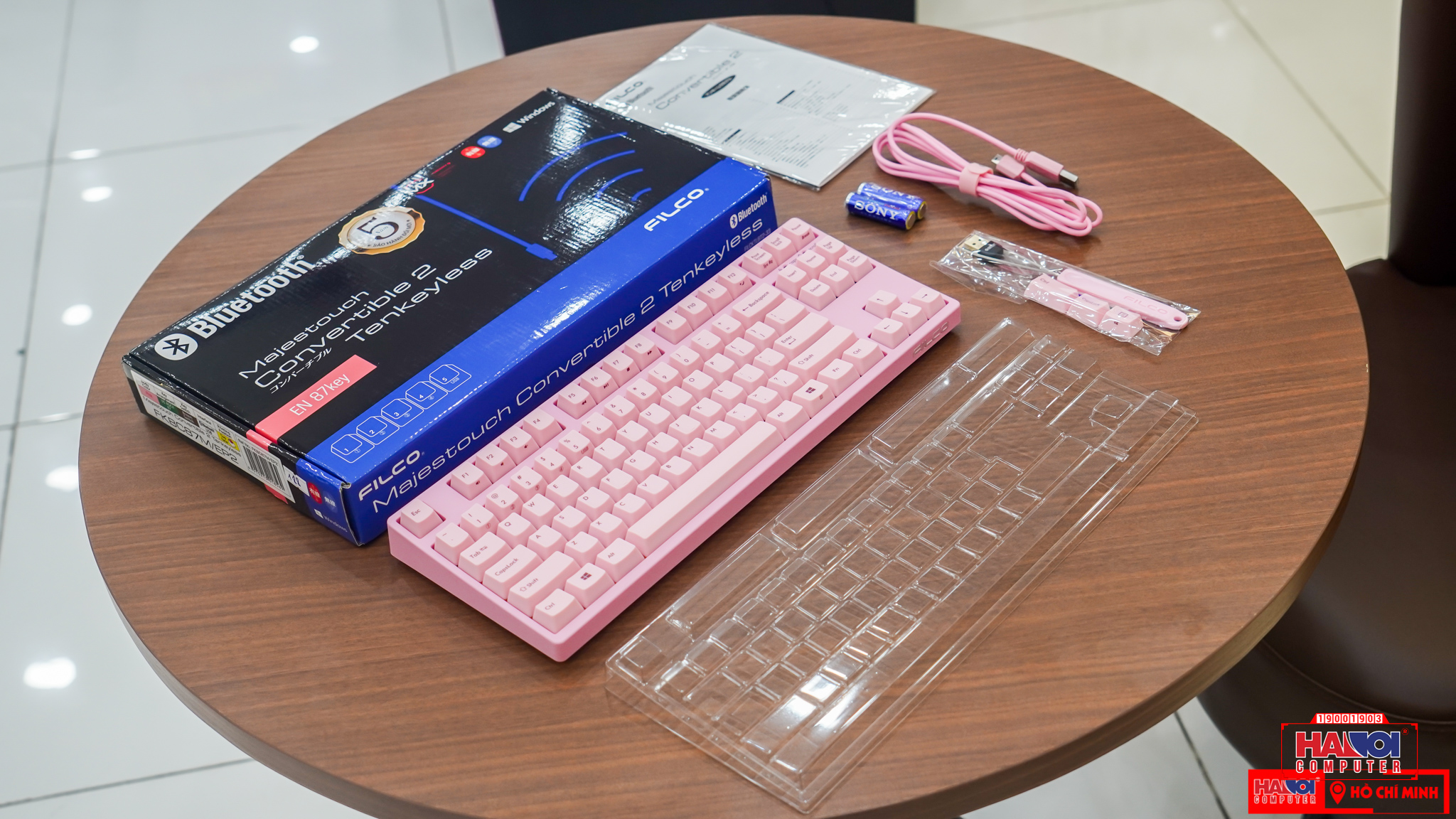 Bàn phím cơ Filco Majestouch Convertible 2 Pink